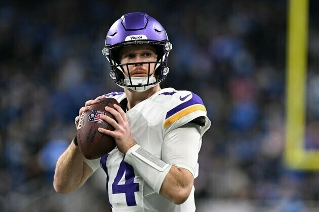 Reports: Vikings won't tag Sam Darnold but hope to re-sign him