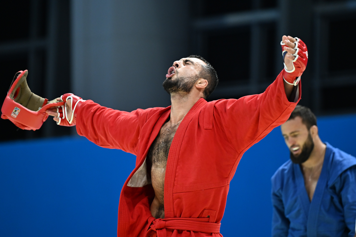 (SP)CHINA-CHENGDU-THE WORLD GAMES 2025-SAMBO-MEN'S COMBAT -98KG-FINALS (CN)