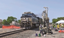 EnviroCore received its refurbished rigs from Geoprobe just in time to undertake a site investigation project following a train derailment that led to a chemical spill. Credit: Geoprobe