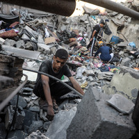 MIDEAST-GAZA CITY-ISRAEL-AIRSTRIKE-DAMAGE