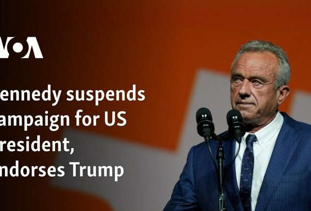 RFK Jr. suspends presidential campaign, endorses Trump