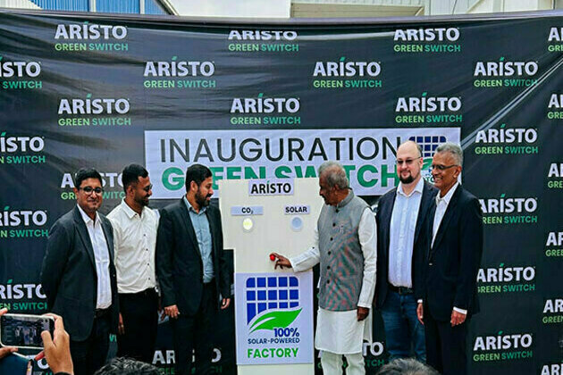 Aristo India launches 100% solar-powered facility in Bangalore, leads the green switch in sustainable manufacturing