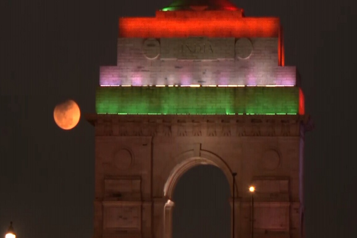 From Assam to Delhi: Total lunar eclipse turns Moon dusky red across Indian cities