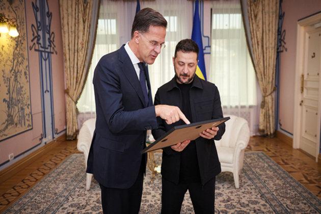 Ukraine President holds talks on "bring the real end of the war closer" with NATO Sec Gen