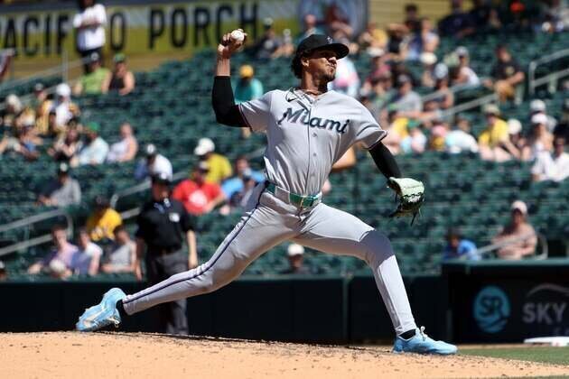 MLB roundup: Marlins ride Eury Perez's 7 perfect innings to wild win over A's