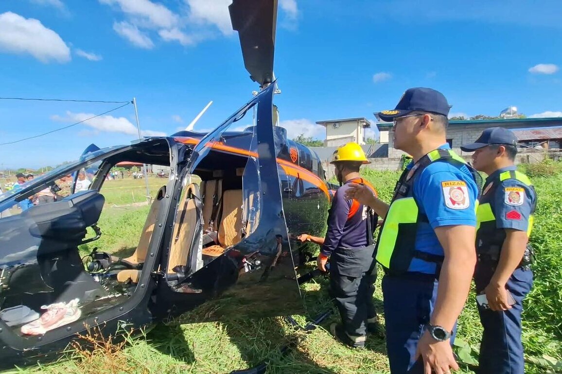 (SpotNews)PHILIPPINES-RIZAL-HELICOPTER CRASH