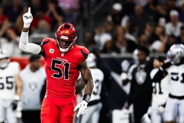 HOUSTON TEXANS SIGN ALL-PRO DE WILL ANDERSON JR. TO EXTENSION