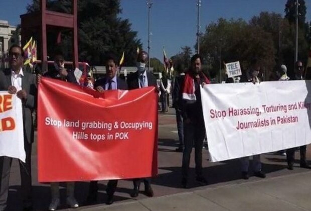 United Kashmir People's National Party holds demonstrations in Geneva against land grabbing in Pakistan-occupied Kashmir, Gilgit Baltistan