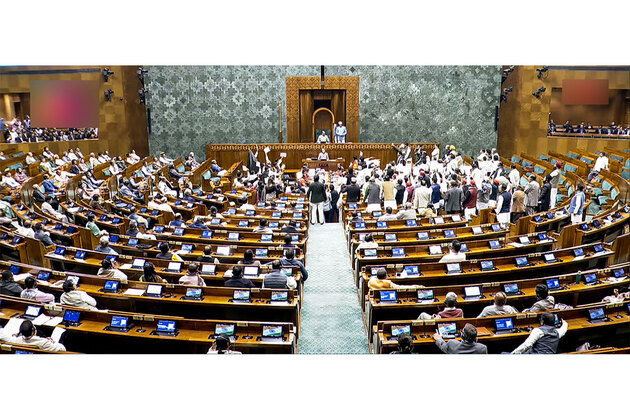 Lok Sabha passes Motion of Thanks amid Opposition sloganeering, adjourned till 2 pm