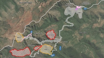 Projeto de minério de ferro Complexo Minerário Serra do Taquaril (CMST), da Tamisa