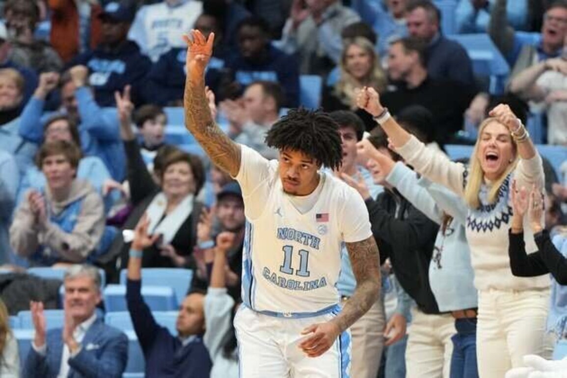 No. 22 UNC controls Notre Dame from start to finish
