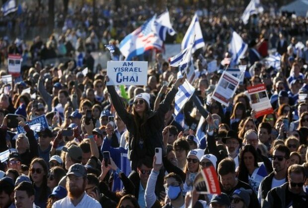 Washington DC: Demonstrators from across country 'March for Israel'