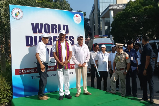 Tripura Governor flags off World Diabetes Day Rally, urges public awareness, healthy lifestyle