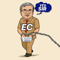 Congress MP Manickam Tagore mocks Election Commission with 'YES SIR' cartoon amid Bihar SIR row