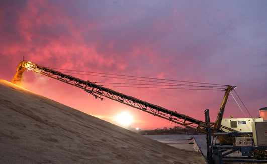 Receivals at GrainCorp sites in Queensland and NSW are well ahead compared to the same period last year, but deliveries are lagging in the other states.