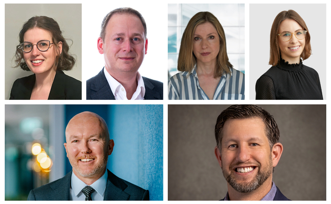 Top row: Sarah McIvor, Russell Laver, Claire Petheram, Rachel Cutts
Bottom row: Dominic Moret, Robert Ross