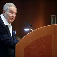 Trump calls for charges against George Soros and his son