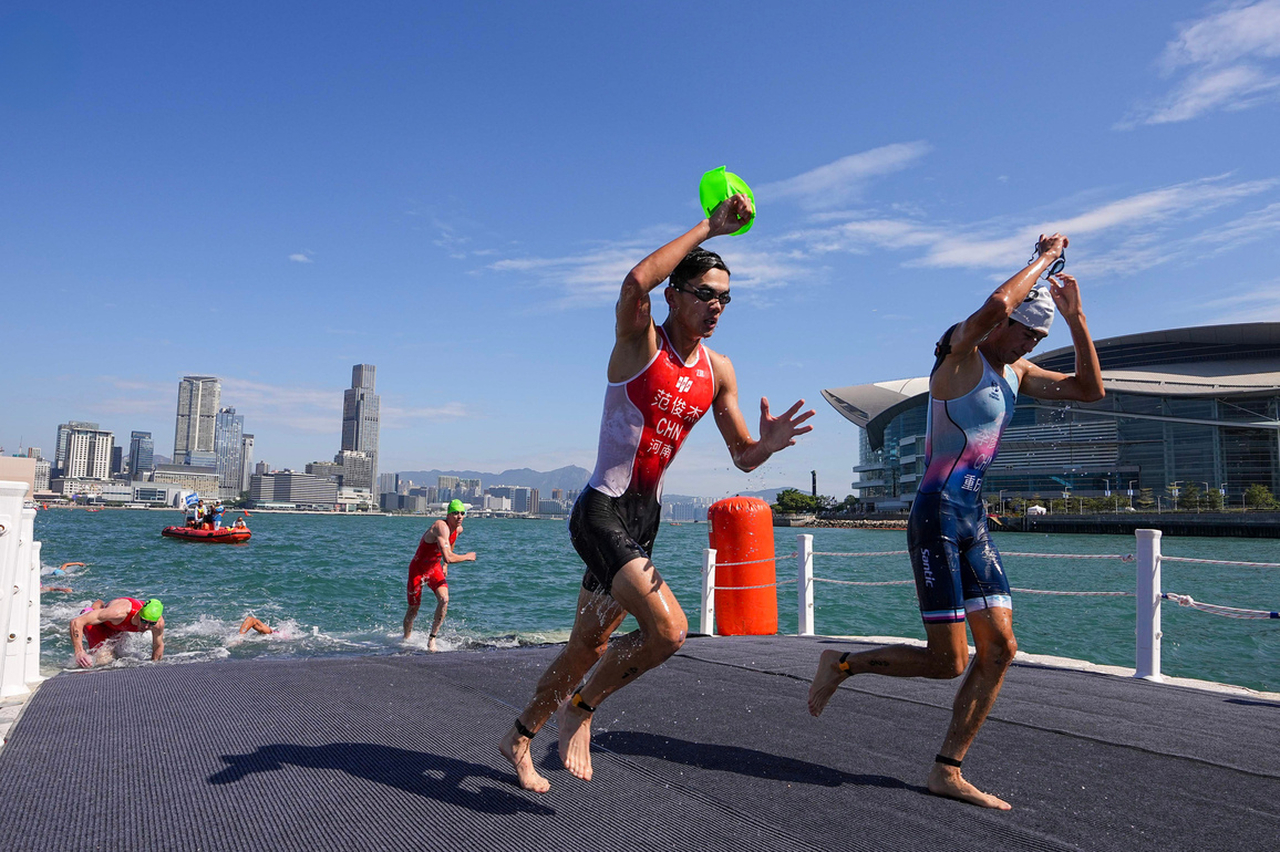 (SP)CHINA-15TH NATIONAL GAMES-TRIATHLON-MEN (CN)