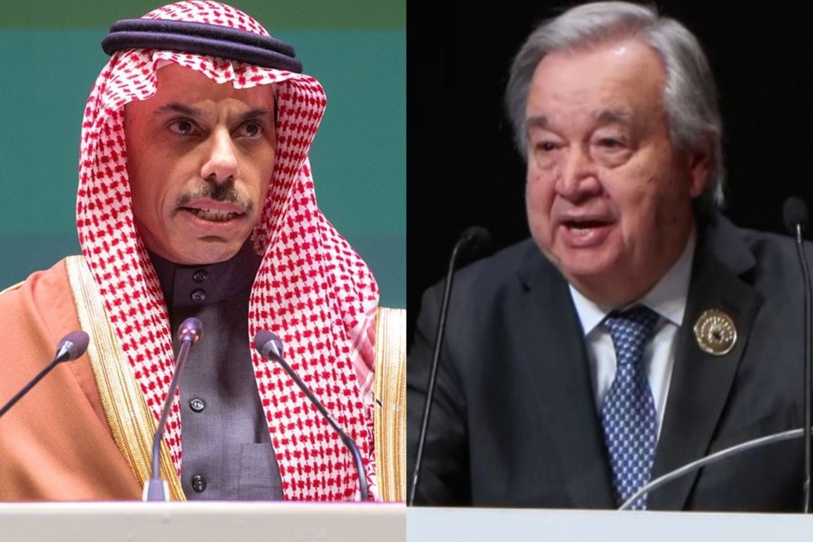 Saudi Foreign Minister, UN chief discuss efforts to reduce West Asia tensions amid escalating conflict