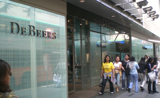 De Beers in Hong Kong