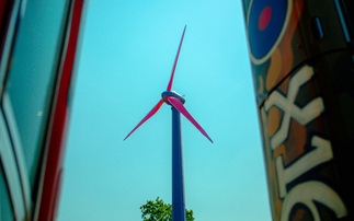 Glastonbury's 'Gusty Springfield' wind turbine heads to Alexandra Palace for next stop on UK tour