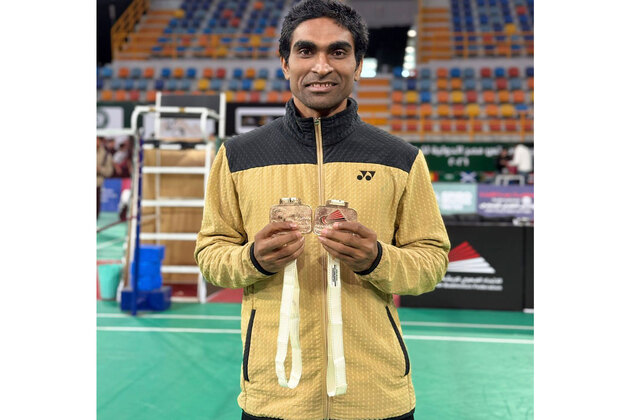 SPIRO SPATHIS Egypt Para Badminton International 2026: Pramod Bhagat, Sukant Kadam strike double gold