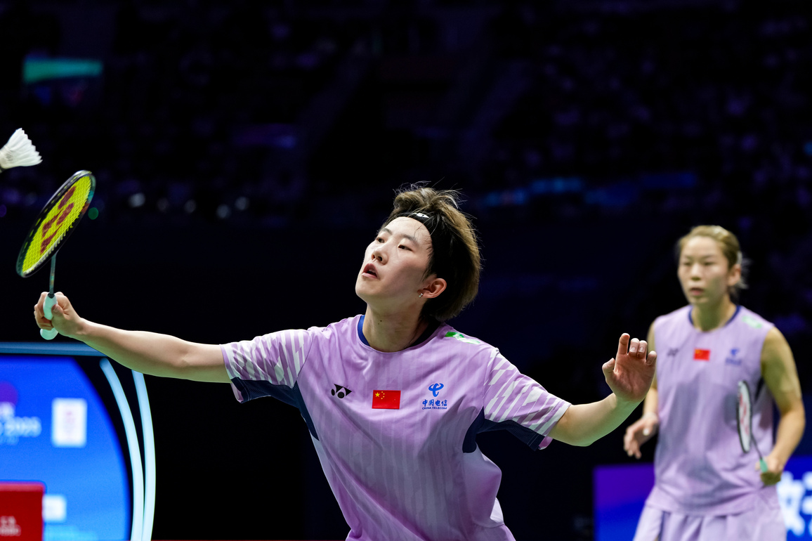 (SP)CHINA-SHENZHEN-BADMINTON-CHINA MASTERS-WOMEN'S DOUBLES-FINAL (CN)