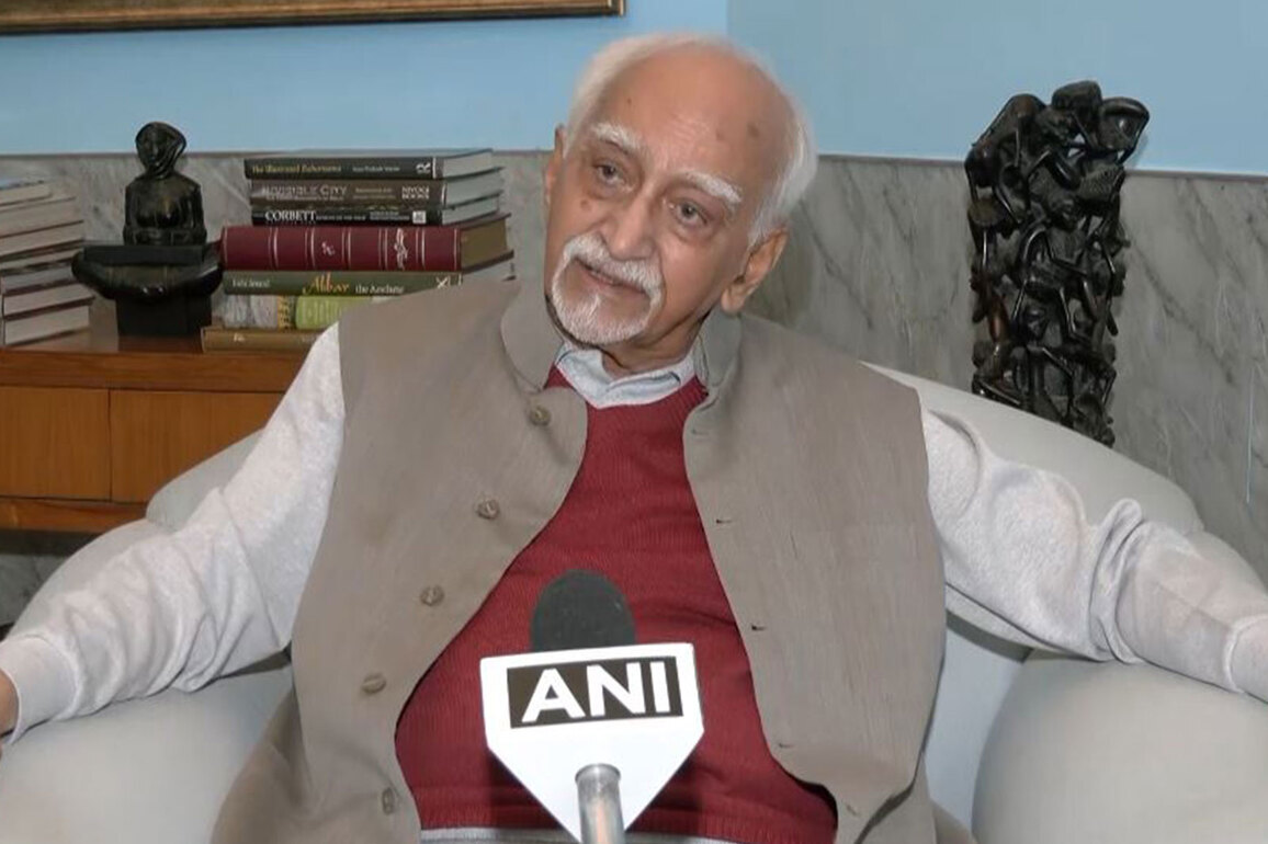 "Can someone be so powerful that he will suppress the Speaker?": Former VP Hamid Ansari