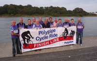 Polypipe pedals to charity challenge success 