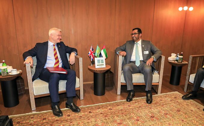 Energy Minister Graham Stuart meets COP28 President Designate in New York this week | Credit: COP28_UAE, X