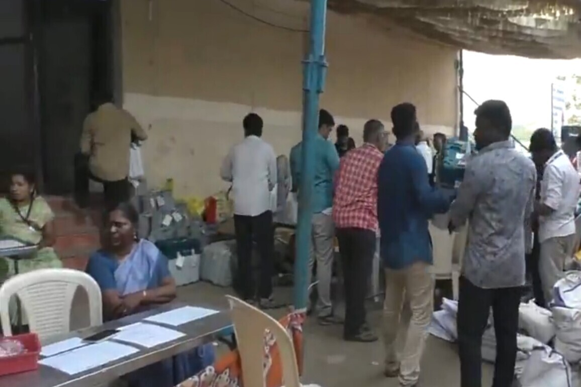 TN Assembly polls: Sealed EVMs shifted to strong rooms in Thoothukudi amid tight security