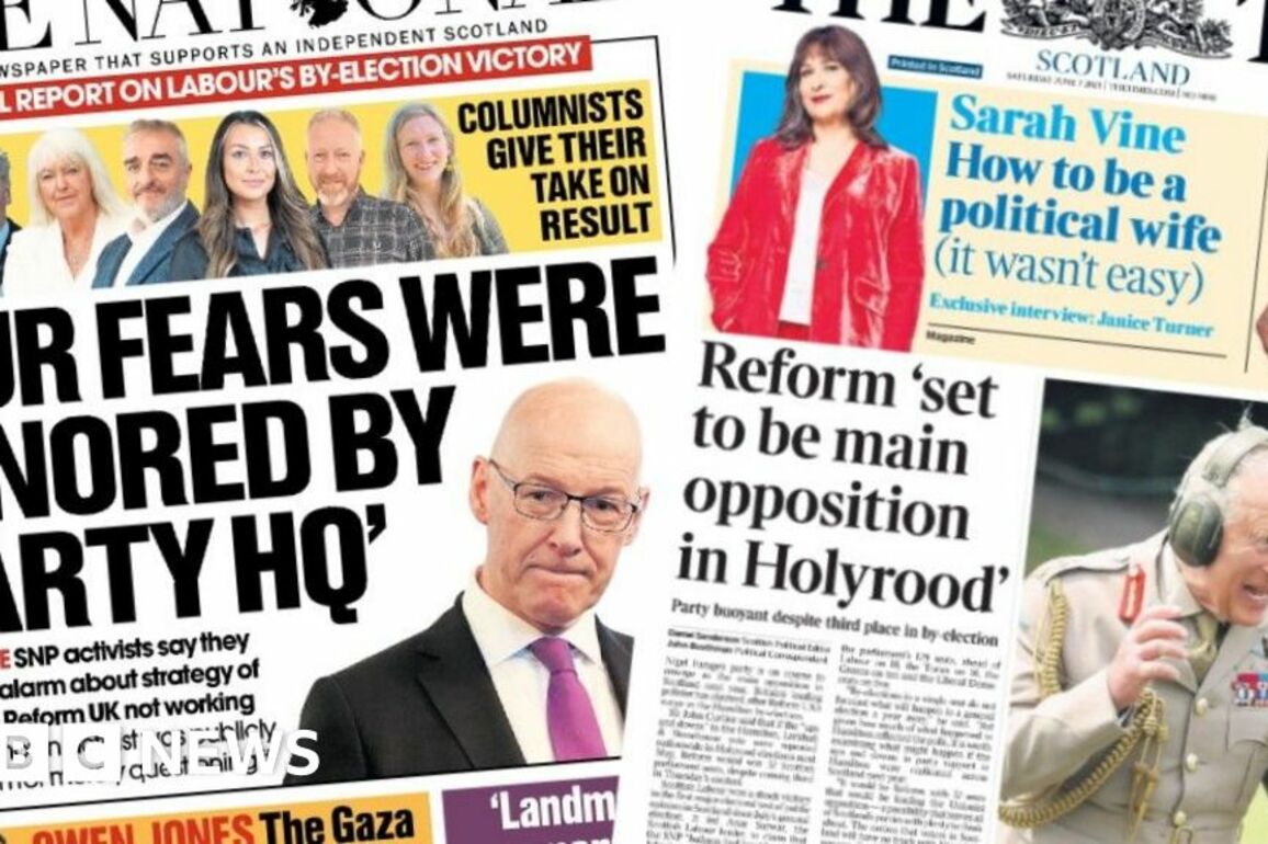 Scotland's papers- Parties react to Hamilton by-election result