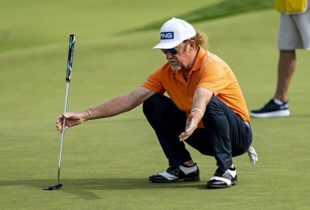 Miguel Angel Jimenez uses late surge to take TimberTech lead