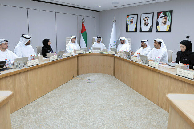 Mansoor bin Mohammed chairs board meeting of UAE Olympic Committee