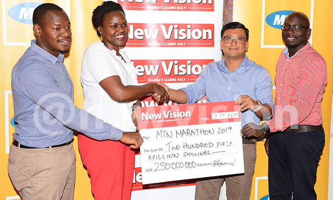 MTN Marathon: Vision Group gives sh250m MTN Marathon: Vision Group gives sh250m