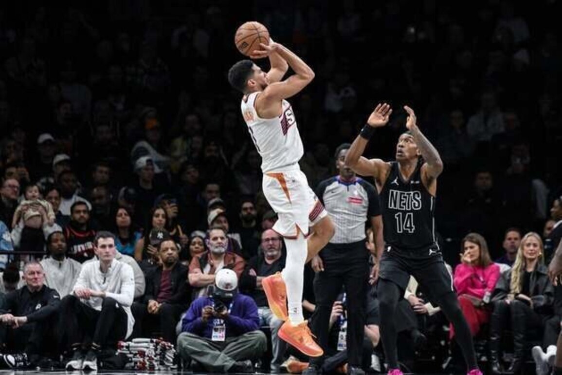 Suns bomb in 20 3-pointers, stave off Nets