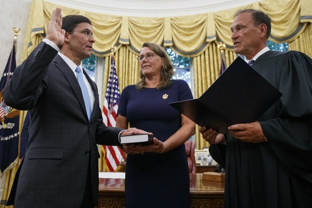 Mark Esper Sworn In as US Secretary of Defense