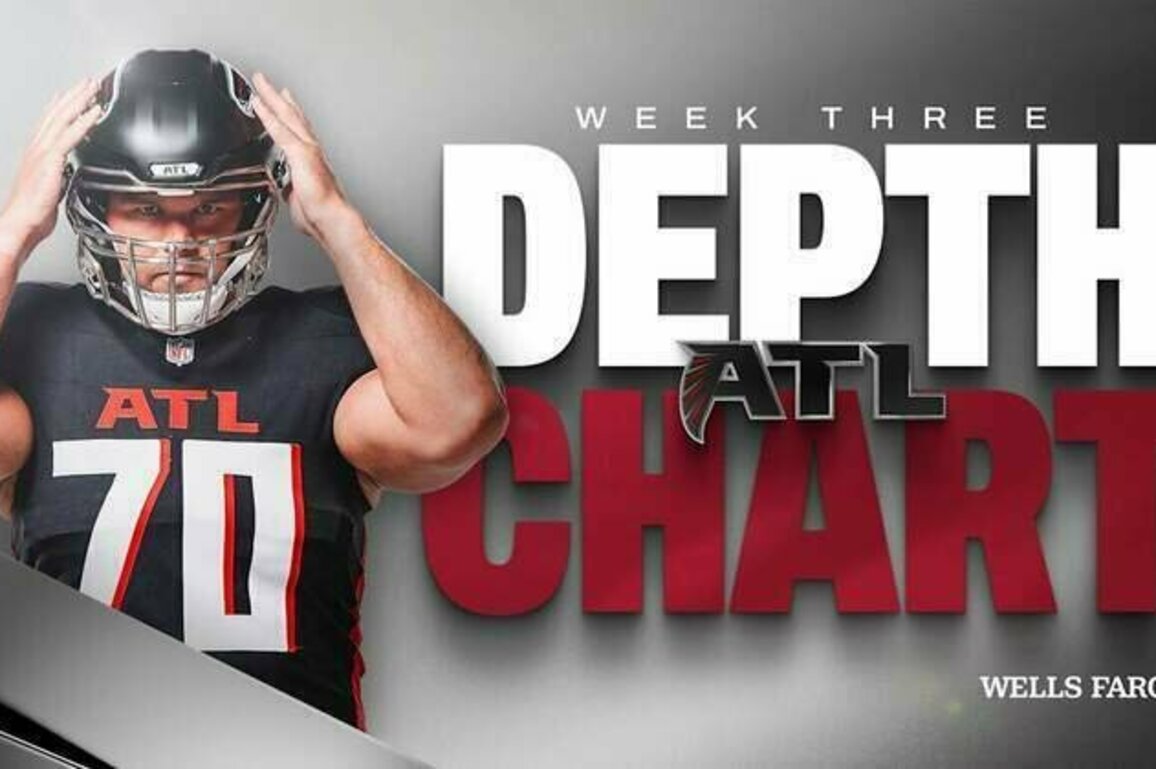 Falcons depth chart released for Week 3 at Carolina Panthers