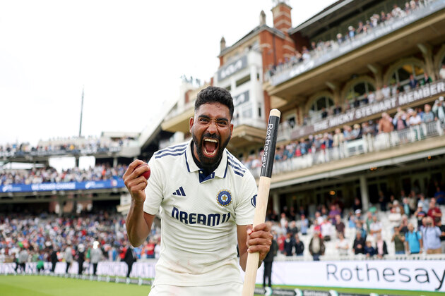 Mohammed Siraj declared as ICC Men's Player of the Month for August 2025