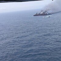 Firefighting ops on MV WAN HAI 503 reduced as ICG, IAF contain blaze; SAR ops continue for 4 missing crew