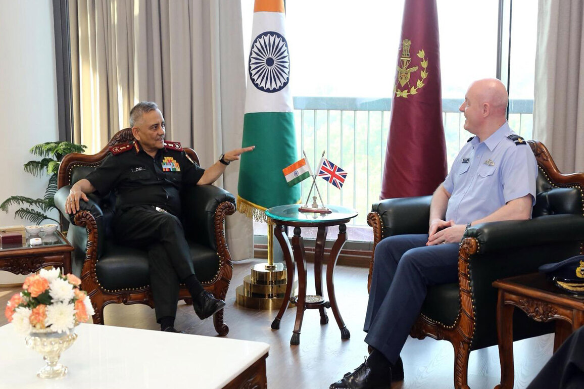 Strengthening defence ties between India-UK, CDS Anil Chauhan holds talks with UK Air Chief Harvey Smyth