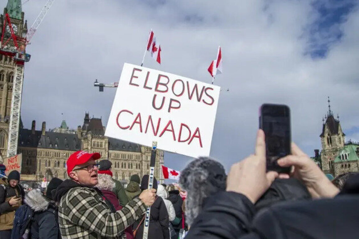 Canadian's elbows up