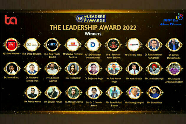 SRP Tech Media Network organized 'The Leadership Award 2022 - Virtual 2nd Edition', felicitated top companies & individuals