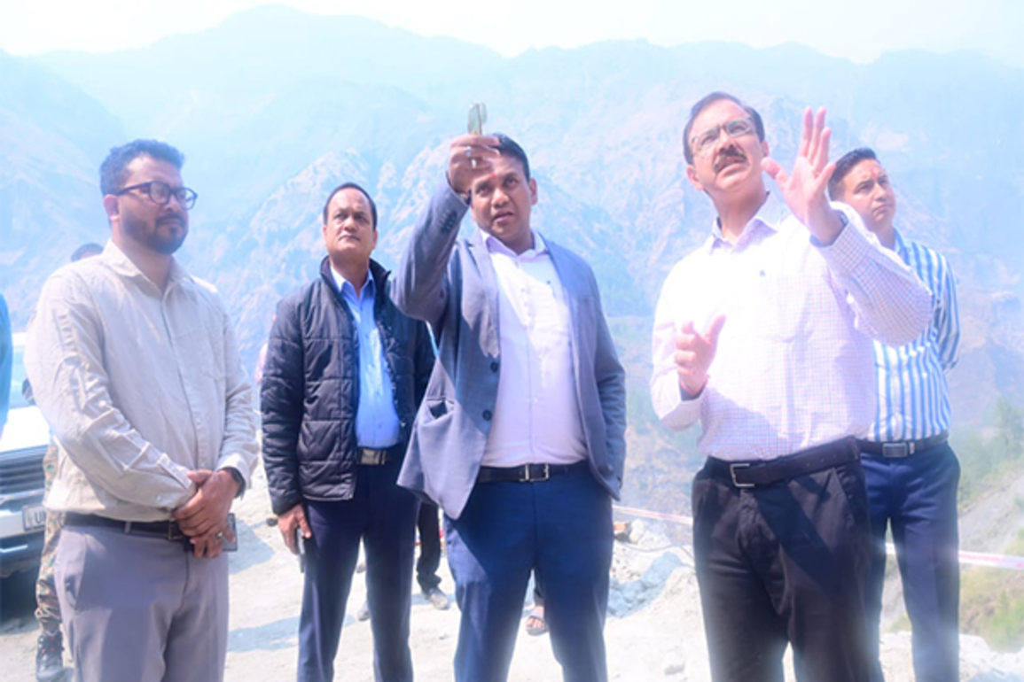 Senior Uttarakhand official conducts inspection tour in Chamoli ahead of Chardham Yatra