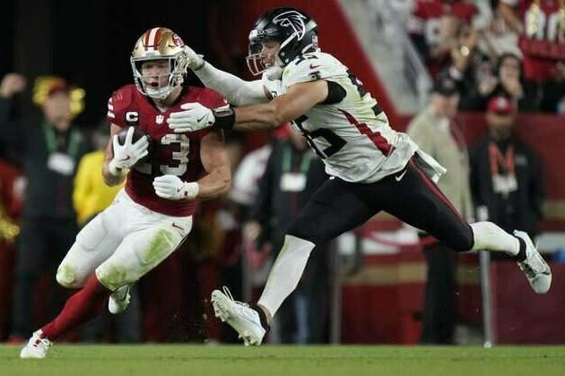 Christian McCaffrey dominates as 49ers clip Falcons