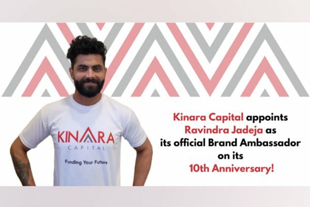 Kinara Capital appoints Ravindra Jadeja as brand ambassador on the occasion of its 10th anniversary