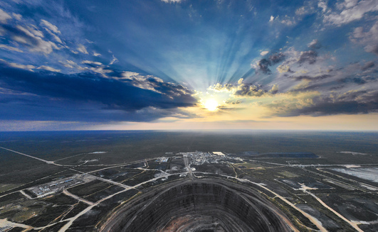 Lucara's Karowe mine in Botswana. 