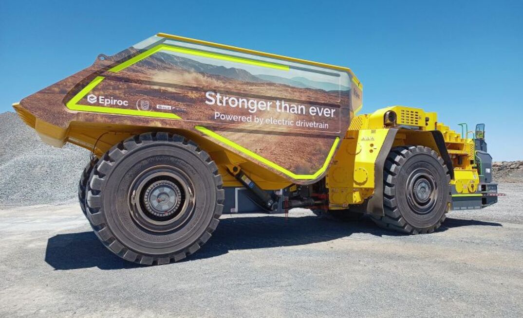Epiroc’s Minetruck MT66 S eDrive at Gold Fields' Granny Smith Mine