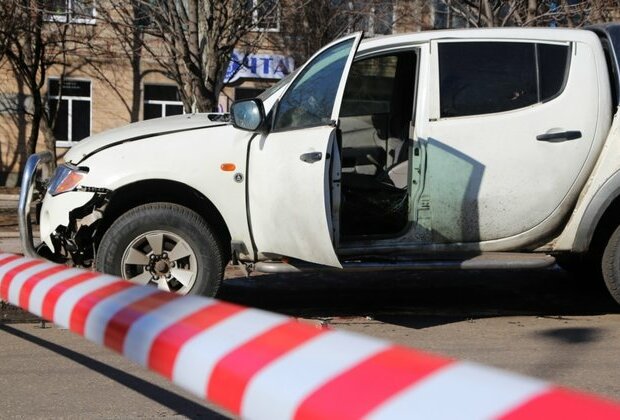 Reports: Separatist Leader Targeted In Bomb Attack In Eastern Ukraine