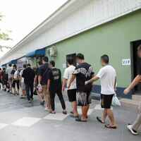 MYANMAR-KAYIN STATE-ILLEGAL ALIENS-ARREST